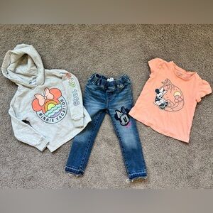 GUC Gap Disney Girls Minnie Mouse Outfit size 5Y